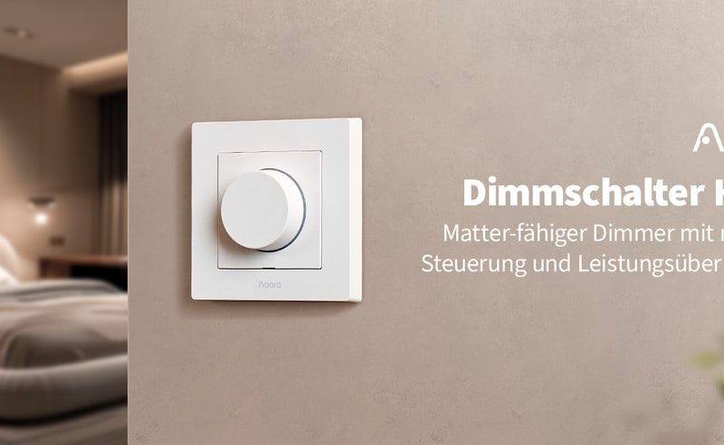 Dimmschalter H2 mit Thread sowie Zigbee ab sofort erhältlich