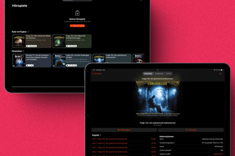 Neue Version der Hörspielzentrale jetzt für das iPad