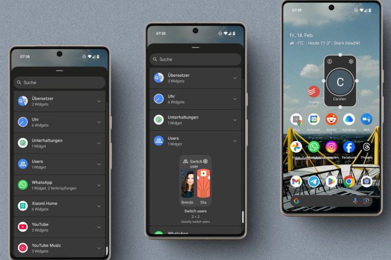 Android 16: Neues Android-Widget vereinfacht Benutzerwechsel